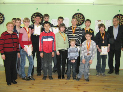 Команда «ДЮСШ» города Шумерля завоевала 14 медалей на Чемпионате и Первенстве Чувашской Республики по спортивной игре Дартс